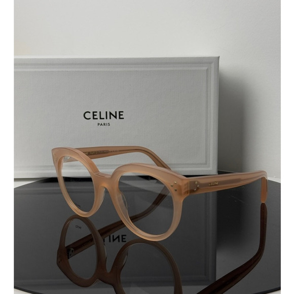 NEW Celine CL50093I Eyeglasses Frames Milky Pink - Picture 2 of 8